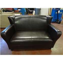 Brown Leather Sofa. Tiny Scuffs on Back