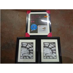 3 picture Frames