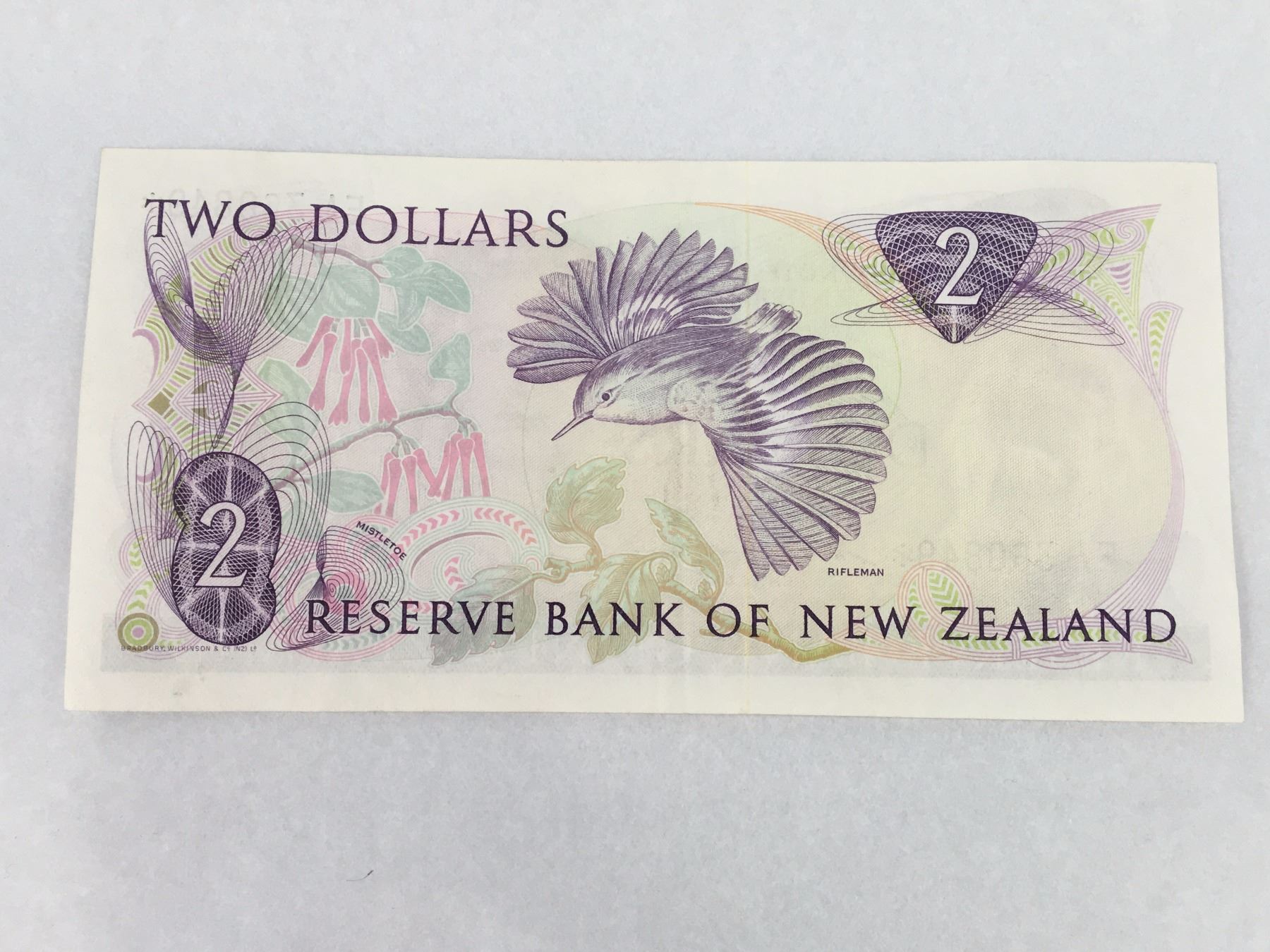 New Zealand $2 Replacement Banknote Hardie Signature - EA 360849* EF ...