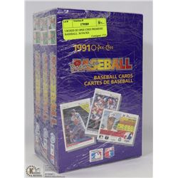 3 BOXES OF OPEE CHEE PREMIERE BASEBALL. 36 PACKS