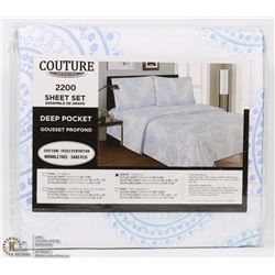 NEW QUEEN SIZE COUTURE BEDDING SHEET SET