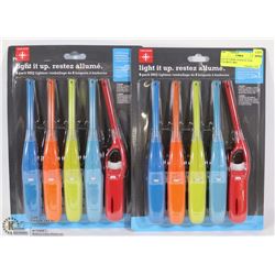 LOT OF 2 NEW 5 PACK OF TERRA COLORFUL BBQ