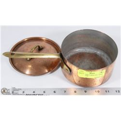 SOLID BRASS COPRAL POT - MADE IN PORTUGAL