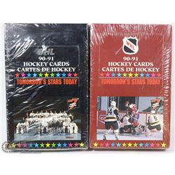 1990-91 WHL & OHL HOCKEY FACTORY SEALED BOXES.