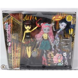 MONSTER HIGH BOOYORK BOOYORK 3 DOLL SET