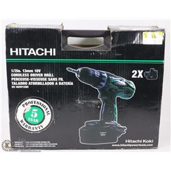 HITACHI 1/2" 18V CORDLESS DRIVER DRILL IN CASE