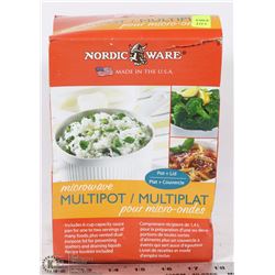 NORDIC WEAR HOT PLUS LID MICROWAVE RICE COOKER