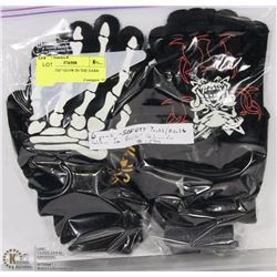6PK "YOUTH" GLOW IN THE DARK GLOVES