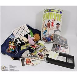 KOKANEE BAG FILLED WITH HARRY POTTER CARDS,