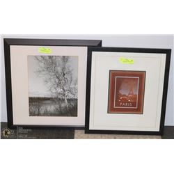LOT OF 2 FRAMED PICTURES