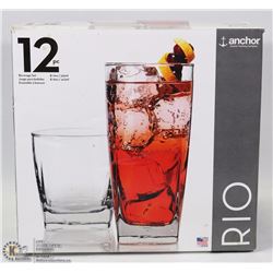 12 PIECE ANCHOR BEVERAGE SET