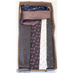 LOT OF 6 DESIGNER NECKTIES. CLOTHING