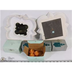 LOT OF PARTYLITE VOTIVE CANDLES AND HOLDERS