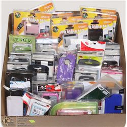 FLAT OF ASSORTED PHONE AND IPOD CASES, ARMBAND