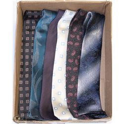 LOT OF 6 DESIGNER NECKTIES. CLOTHING
