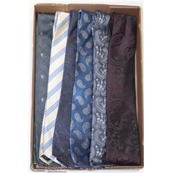 LOT OF 6 DESIGNER NECKTIES. CLOTHING