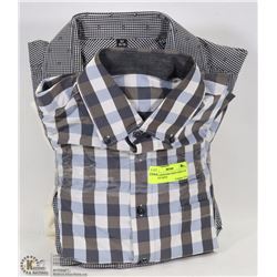 5 MENS DESIGNER DRESS SHIRTS OF VARIOUS SIZES