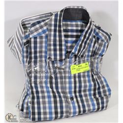 5 MENS DESIGNER DRESS SHIRTS OF UNKNOWN SIZES
