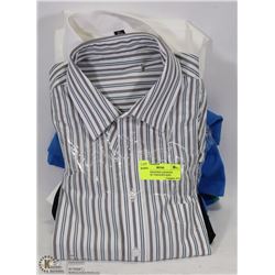 4 MENS DESIGNER ASSORTED SHIRTS OF UNKNOWN SIZES