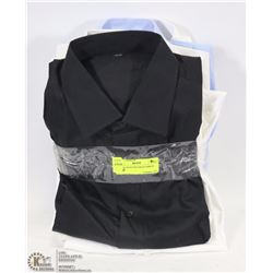 5 MENS DESIGNER DRESS SHIRTS - SIZE 16"