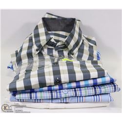 5 UNKNOWN SIZE MENS SHIRTS