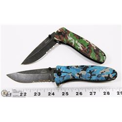 LOT OF 2 FOLDING KNIVES