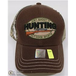 NEW HUNTERS ADJUSTABLE SIZE BALL CAP