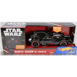 NEW HOT WHEELS STAR WARS DARTH VADER RC CAR