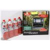 Image 1 : NEW OLYMPIA PORTABLE OUTDOOR HEATER SOLD WITH