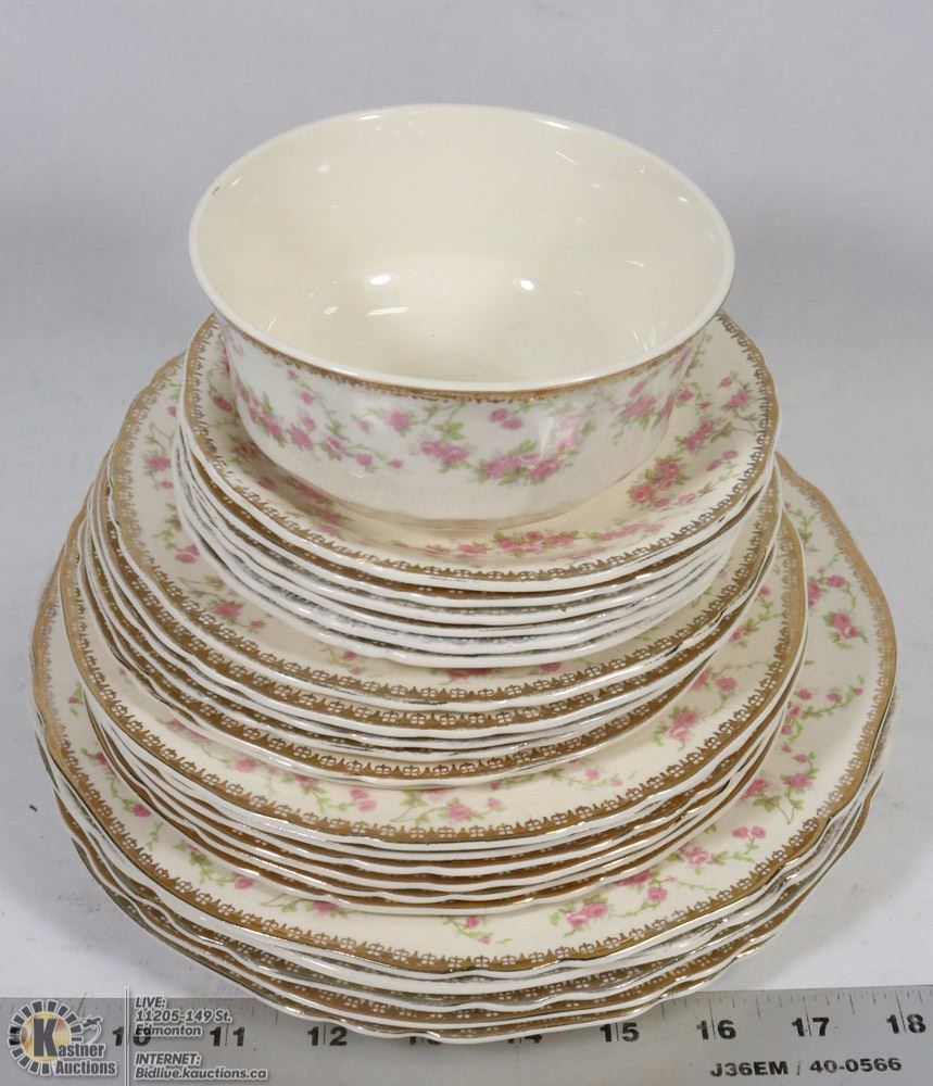 LOT OF ALFRED MEAKIN HARMONY ROSE 1930'S CHINA