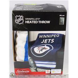 WINNIPEG JETS HEATED BLANKET