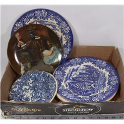 ASSORTED VINTAGE BLUE TRANSFER WARE