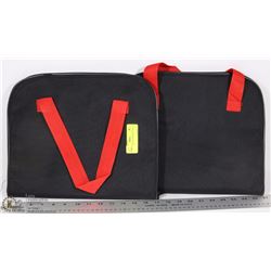 2 ARTIST/STYLIST ZIPPERED TRAVEL CASES