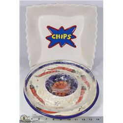 3PC LARGE PLATTER FOR CHIPS/DIPS