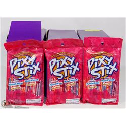 THREE CASES OF WONKA PIXY STIX EACH CASE IS
