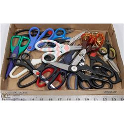 FLAT OF SCISSORS, INCLUDES CRAFTING, SEWING AND
