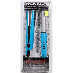 REVLON 1" CERAMIC STYLING SET