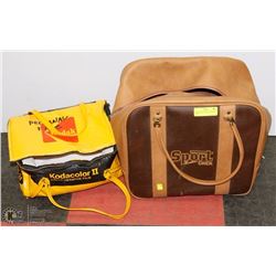 RETRO SPORT CHECK AND KODAK BAGS