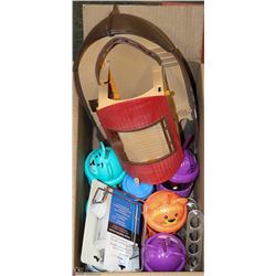 FLAT OF ASSORTED KIDS SIPPY CUPS AND MORE.