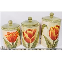 3 JAR MATCHING CANISTER SET
