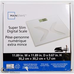 MAINSTAYS SUPER SLIM DIGITAL SCALE