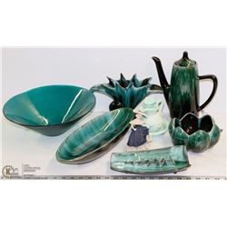 15) ROCKY MOUNTAIN POTTERY INCL POT W/ LID, BONBON