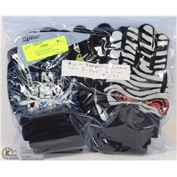 6 PACK OF YOUTH/ADULT HALLOWEEN SAFETY GLOVES