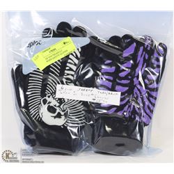 6 PACK OF YOUTH/ADULT HALLOWEEN SAFETY GLOVES