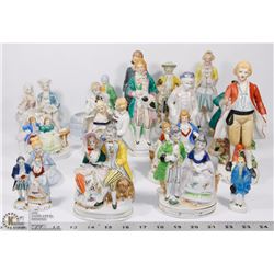 12) BOX OF CHINA INCL 8 COUPLES AND 8 GENTLEMEN