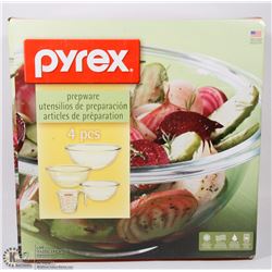 NEW PYREX 4 PIECE OVENWARE SET