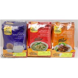 THREE CASES OF ASSORTED COOKING MIXES