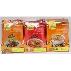 THREE CASES OF ASSORTED COOKING MIXES