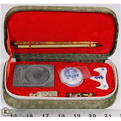 VINTAGE CHINESE CALLIGRAPHY SET