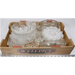 21) 22PC OF ASSORTED STYLES OF GLASS & DEPRESSION